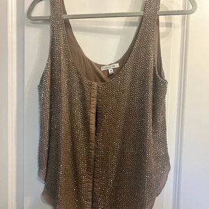 Renzo and Kai Glittering Tan Tank Top